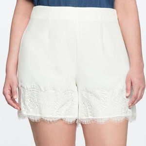 NEW - White Lace Shorts